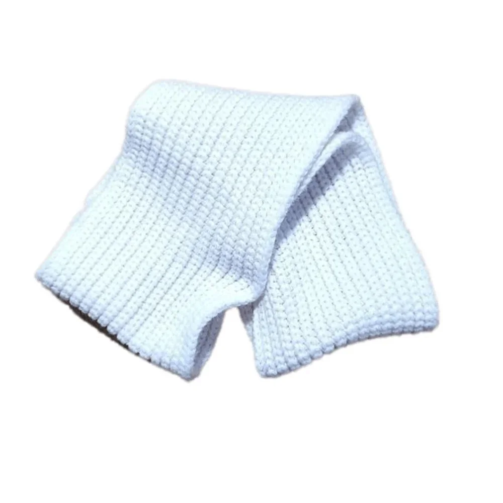 White Acrylic Infinity Scarf 22